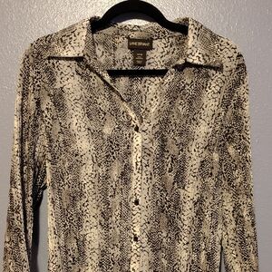 Lane Bryant Black and White Blouse